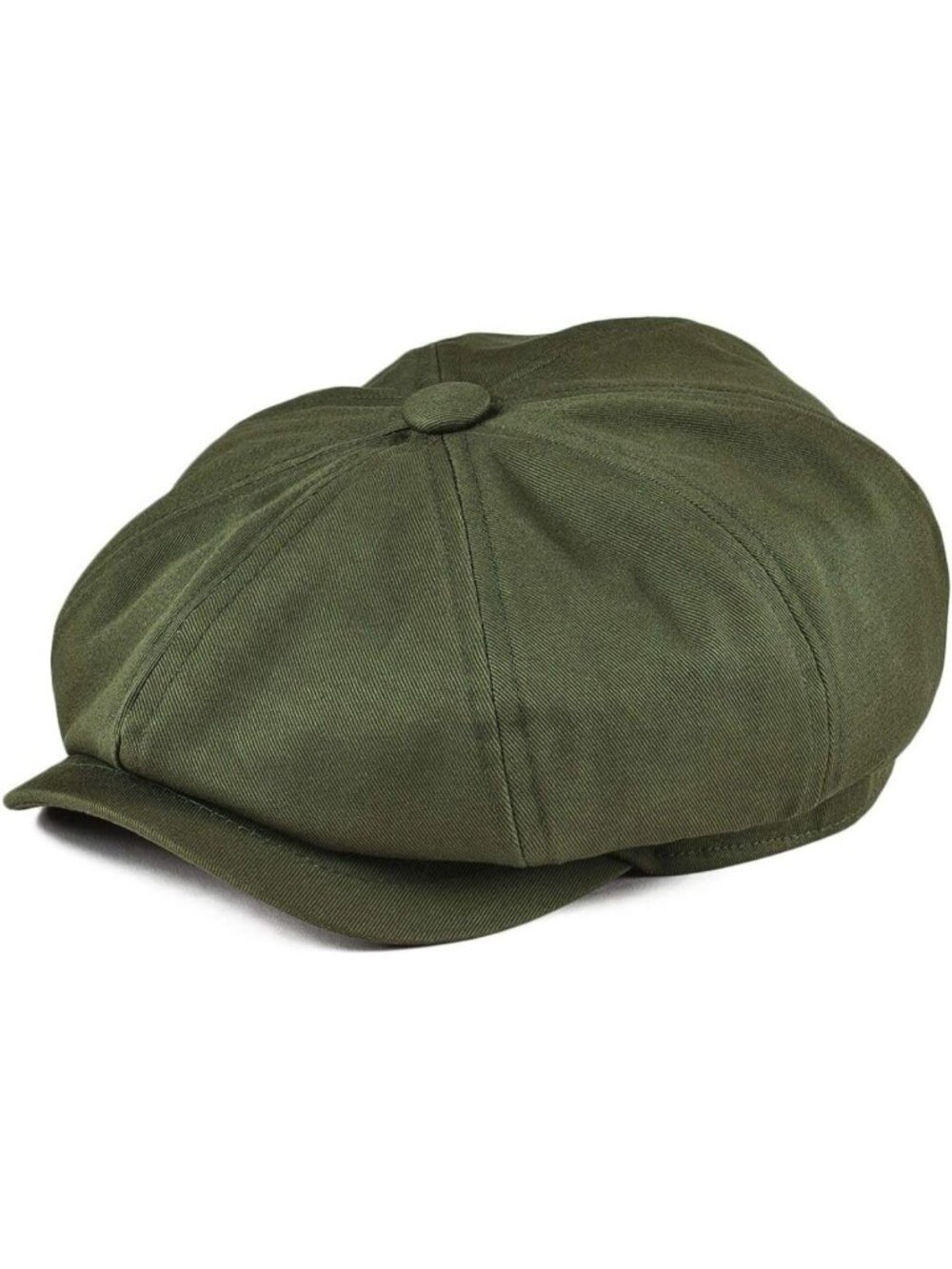 Men's Cotton Newsboy Flat Cap | Stylish Cabbie Hat for Casual & Formal Wear